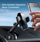 Yesido C197 15W Fast Charging Wireless Car Charger | 360 Rotating Suction Cup Air Vent | Phone Holder